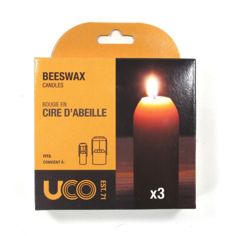 UCO Beeswax 12 Hour Candles (3 Pack)