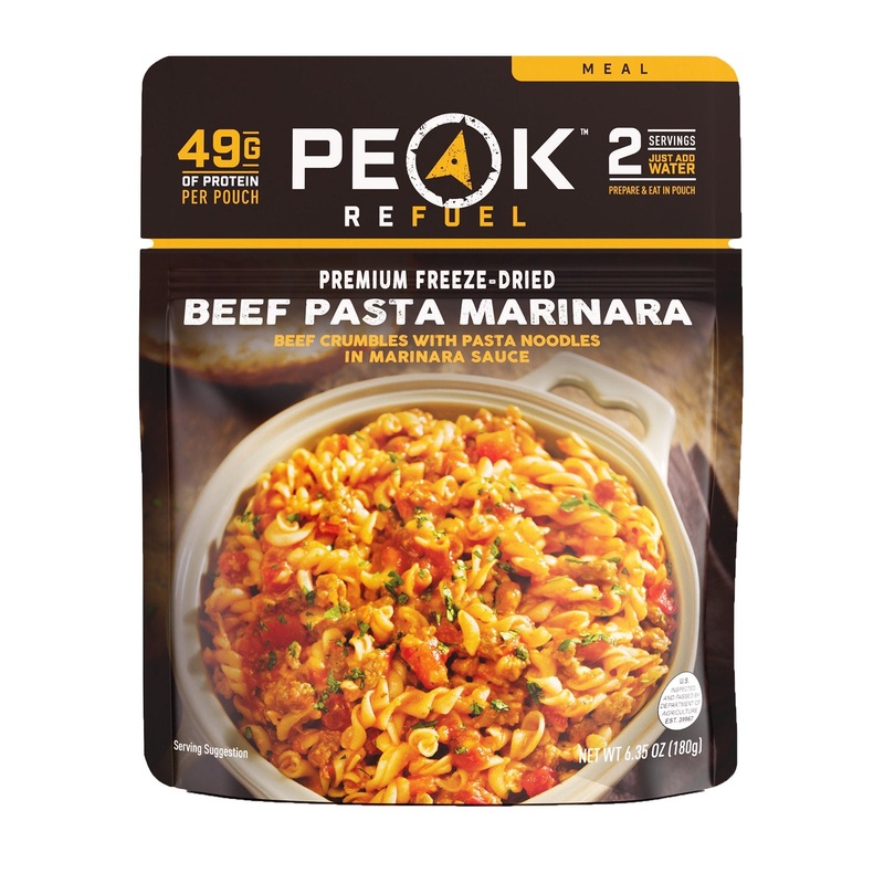 Freeze Dried Beef Pasta Marinara