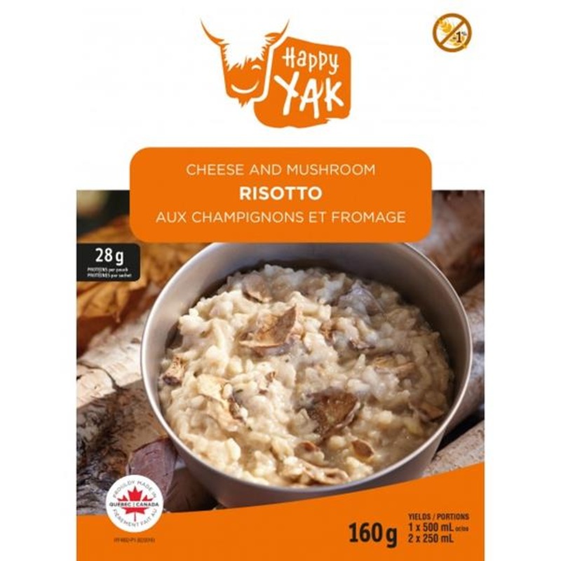 Freeze Dried Cheese and Mushroom Risotto
