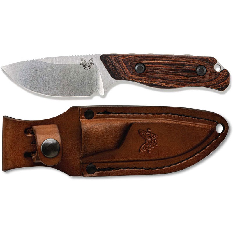 Benchmade Hidden Canyon Hunter 15017| Stabilized Wood FixedBlade Knife