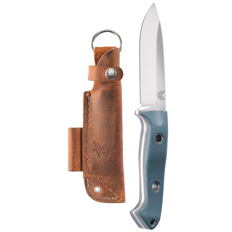 Benchmade Bushcrafter 162| Green & Red G10 FixedBlade Knife