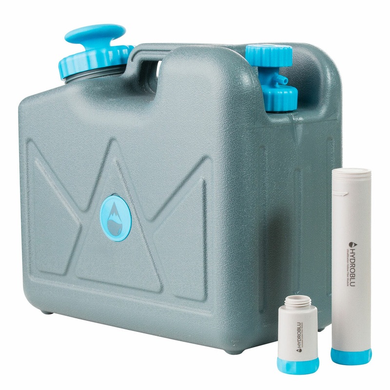 HydroBlu Pressurized Jerry Can Water Filter - Rugged & Heavy Duty