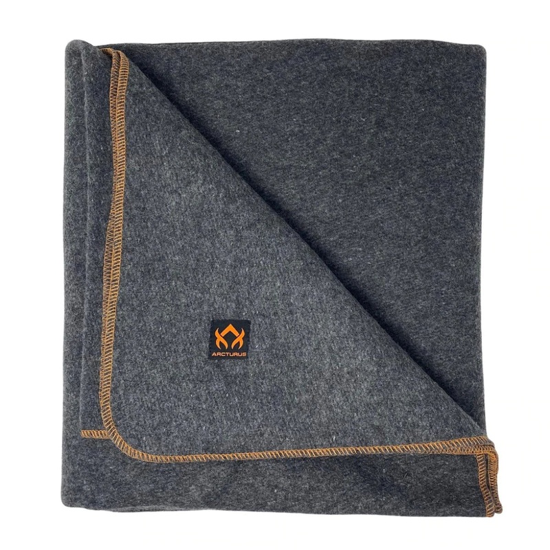 Military Wool Blanket | Heavy-Duty 80% Wool (64" x 88")
