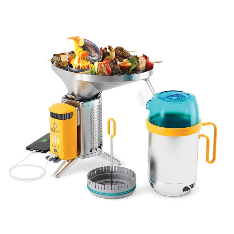 BioLite CampStove 2+ Complete Kit | Grill, Cook & Power Gear