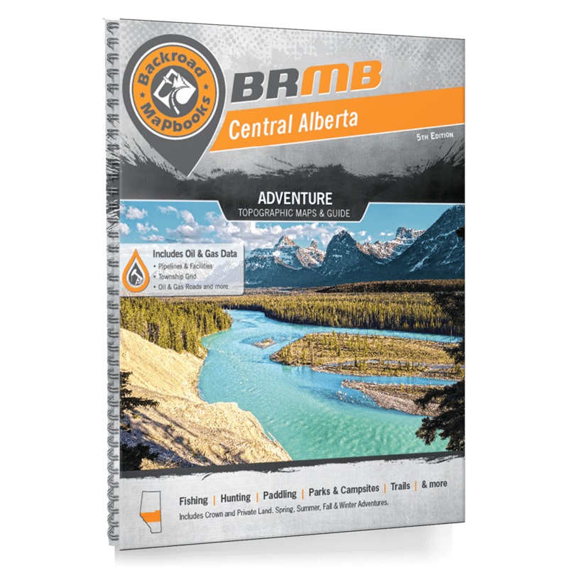 Central Alberta Backroad Mapbooks- 6th Edition | BRMB