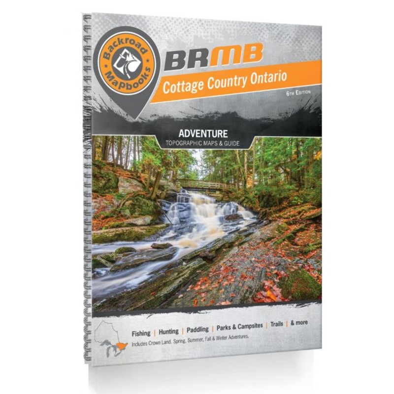 Cottage Country Ontario Backroad Mapbooks- 7th Edition | BRMB
