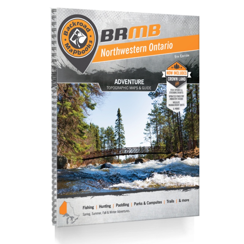 Northwestern Ontario Backroad Mapbook - 5th Edition | BRMB
