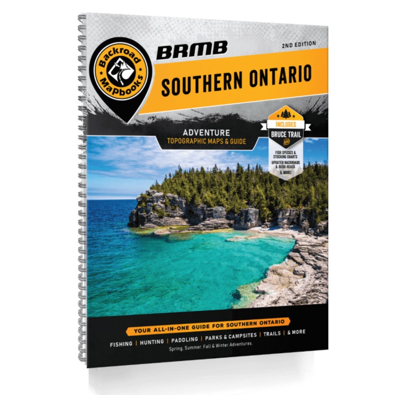 Southern Ontario Backroad Mapbooks- 2nd Edition | BRMB