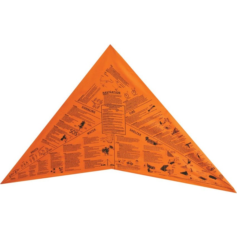 Survival Metrics Head for Survival Bandana w/ Printed Survival Information