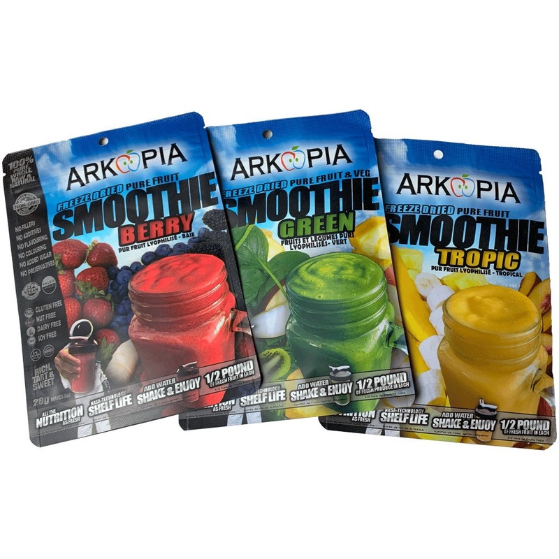 [24 PACKS] Arkopia Freeze-Dried Smoothies  8 oz | 25-Year Shelf Life