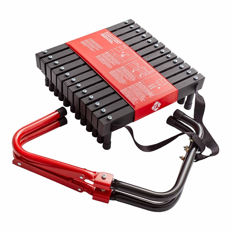 First Alert Two-Story Fire Escape Ladder | Steel, Anti-Slip