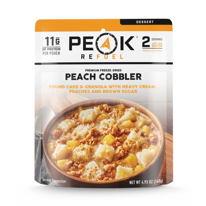 Freeze Dried Peach Cobbler