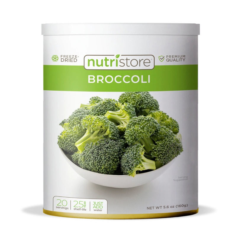 Nutristore Freeze Dried Broccoli (#10 Can)