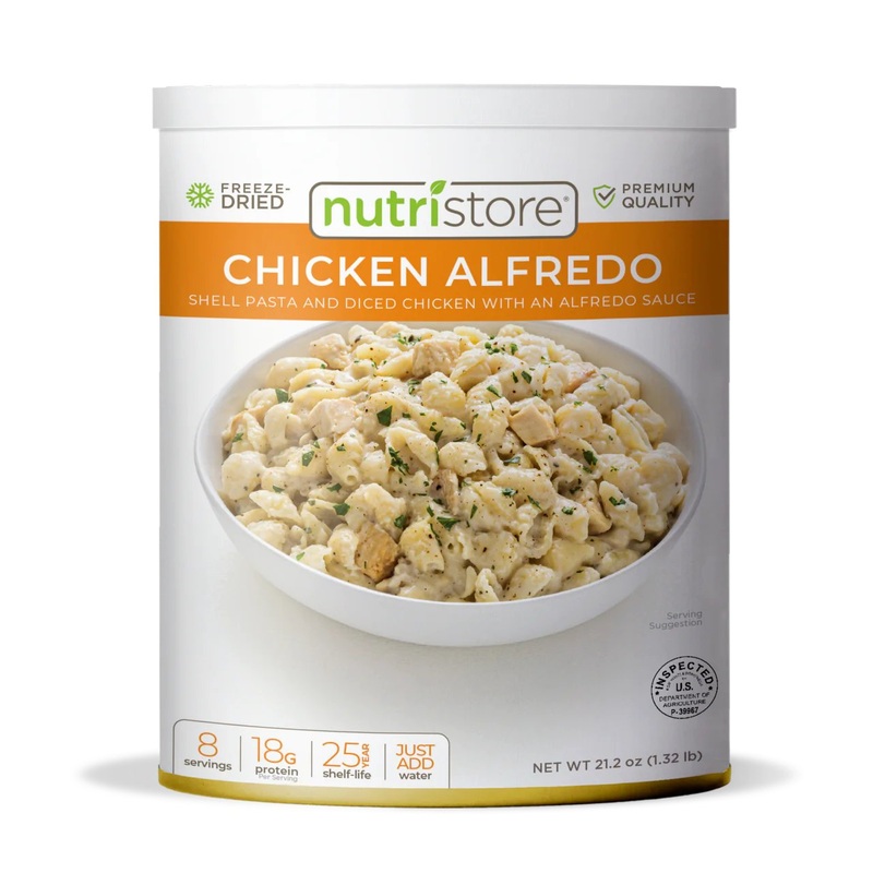Nutristore Freeze Dried Chicken Alfredo (#10 Can)