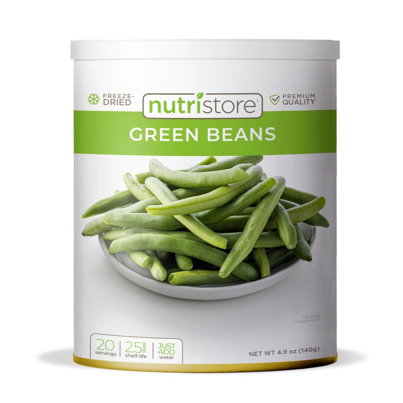 Nutristore Freeze Dried Green Beans (#10 Can)