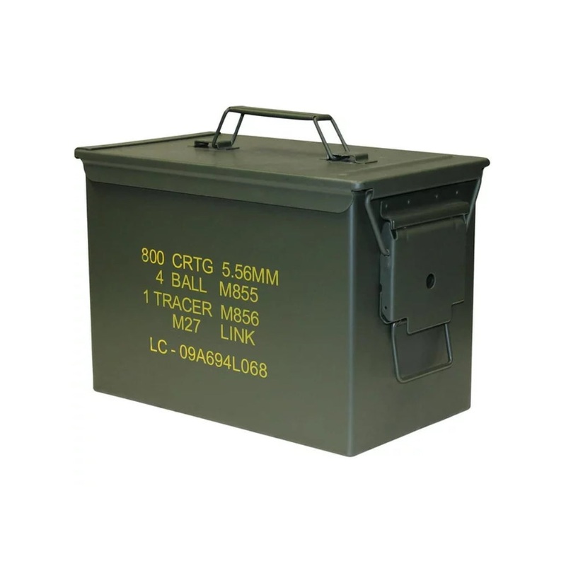 800 CRTG PA - 108 Fat 50 Cal LARGE Steel Ammo Box