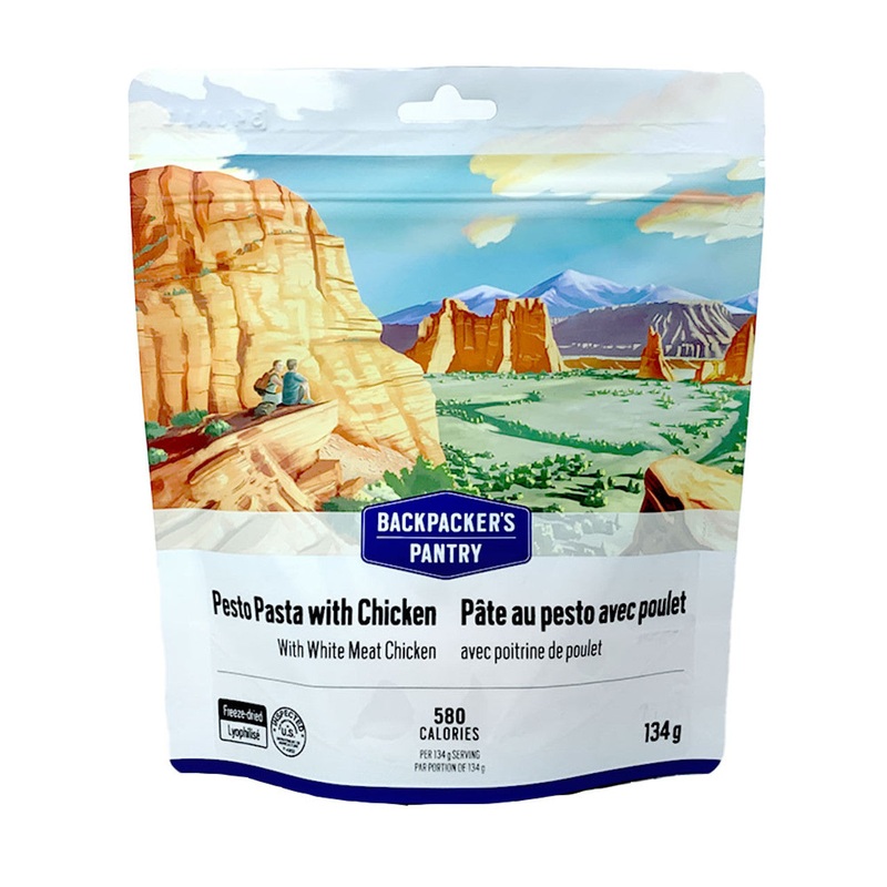 Backpacker's Pantry Freeze Dried Pesto Pasta with Chicken