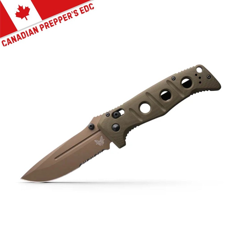 Benchmade Adamas 275SFE-2 Folding Knife  OD Green G10