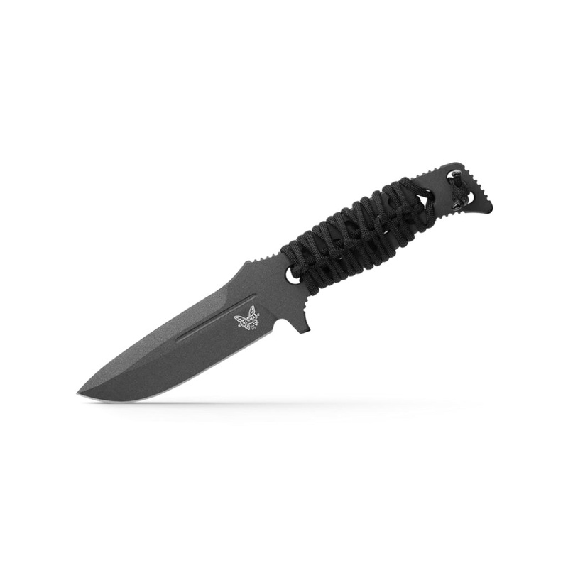 Benchmade Adamas | Black Paracord Handle | Fixed Blade (375BK-1)