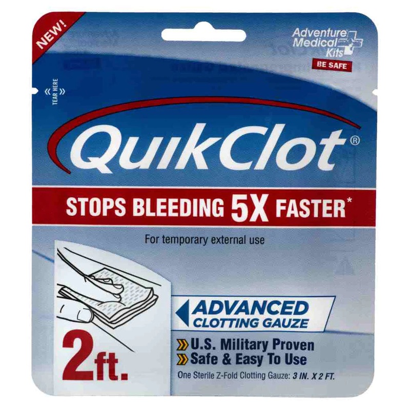 QuikClot Advanced Clotting Gauze 3" x 2'