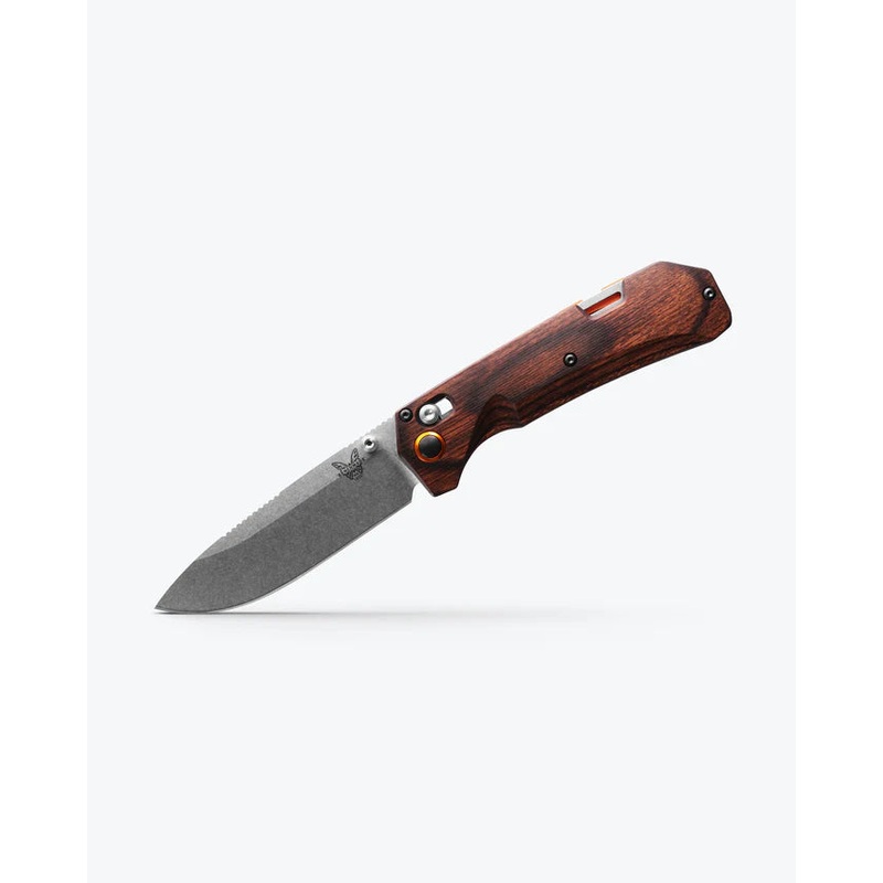 Benchmade Grizzly Creek 15062 | Stabilized Wood | Drop-Point Hunting Knife