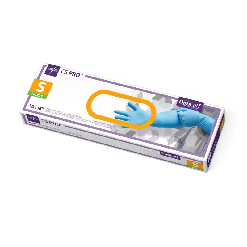 CS PRO Heavy Duty, Full Cuff, Nitrile Exam Gloves (50 box)