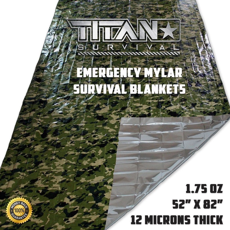Titan Survival Blanket | Camoflauge (Single)