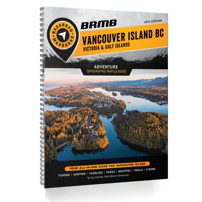 Vancouver Island BC - Victoria & Gulf Islands Backroad Mapbooks- 10th Edition | BRMB