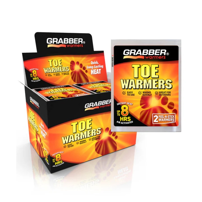 Grabber Toe Warmers | Instant Air-Activated Heat (Up to 8 Hours!)