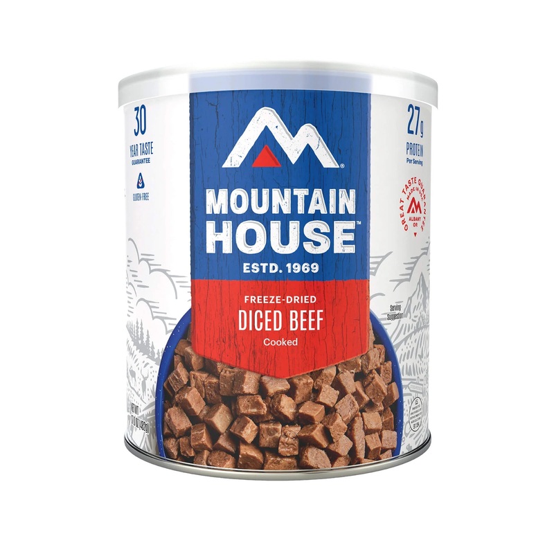 Mountain House Freeze Dried Diced Beef (#10 Can)