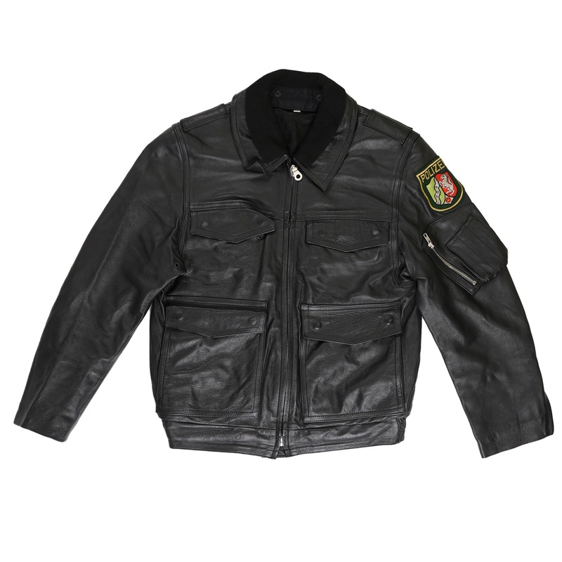 Issued German Police Women's Leather Jacket