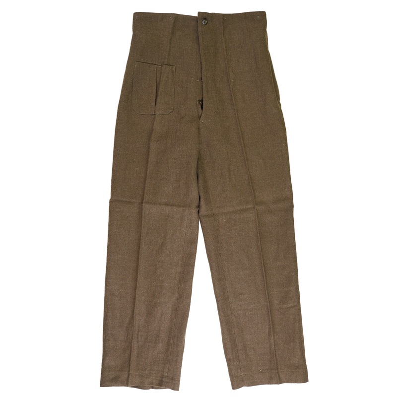 Issued Greek Wool Battledress Trousers