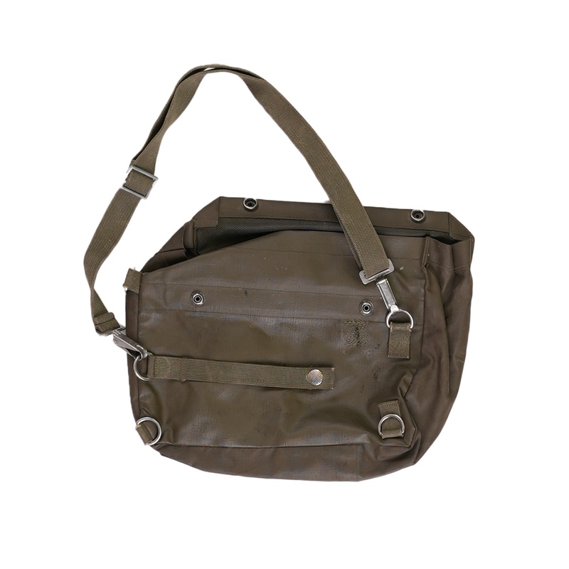 Issued Swiss OD Gas Mask Bag