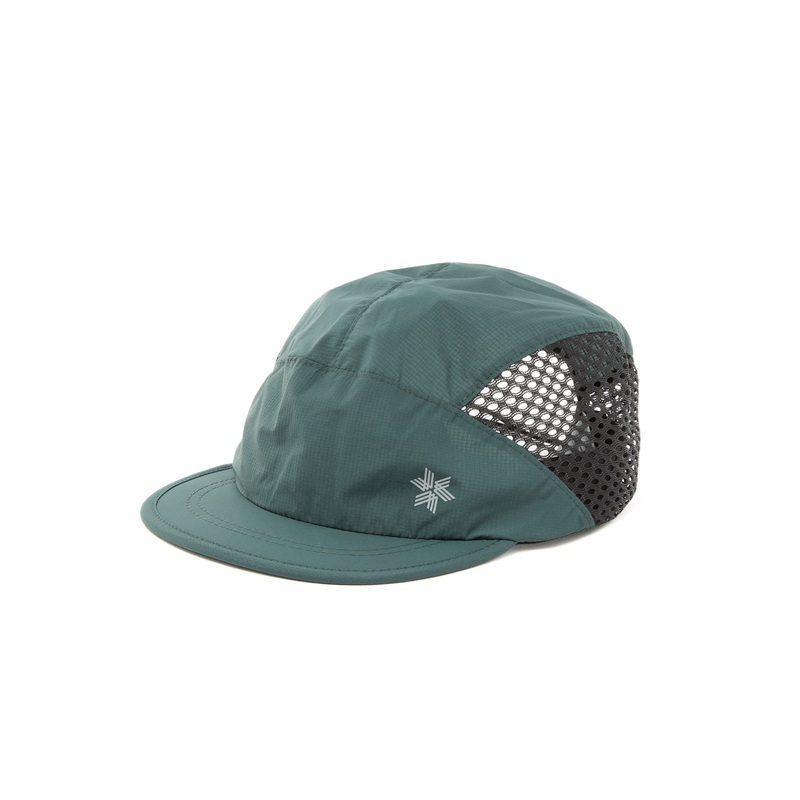 Goldwin Compact Run Mesh Cap - Deep Cypress
