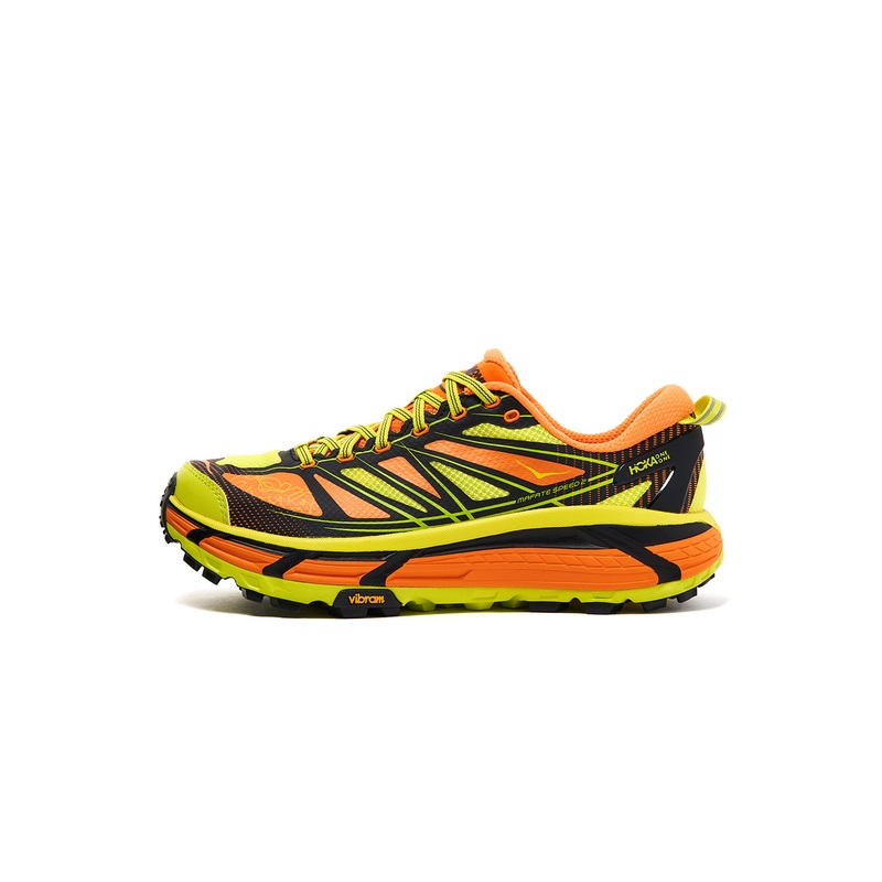 Hoka Mafate Speed 2 Trainers - Electric Tangerine / Hoka Citrus