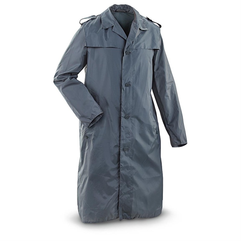 Issued Swiss Waterproof Trenchcoat
