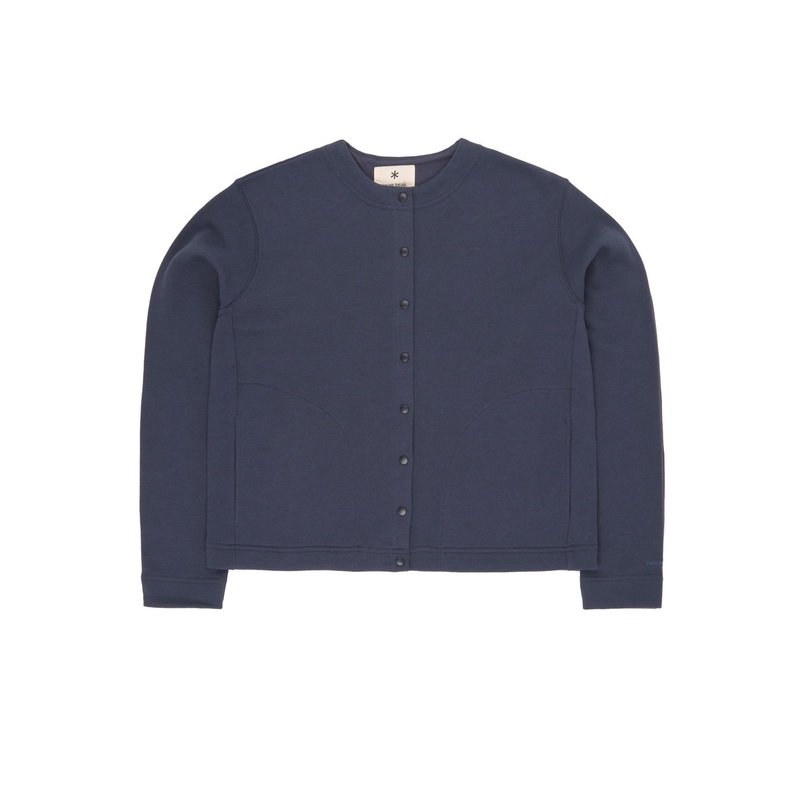 Snow Peak Women's Takibi Sweatshirt Cardigan - Navy