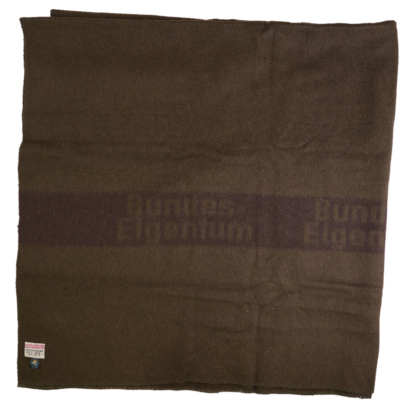 Unissued German Bundeswehr Wool Blanket (Olive Drab)