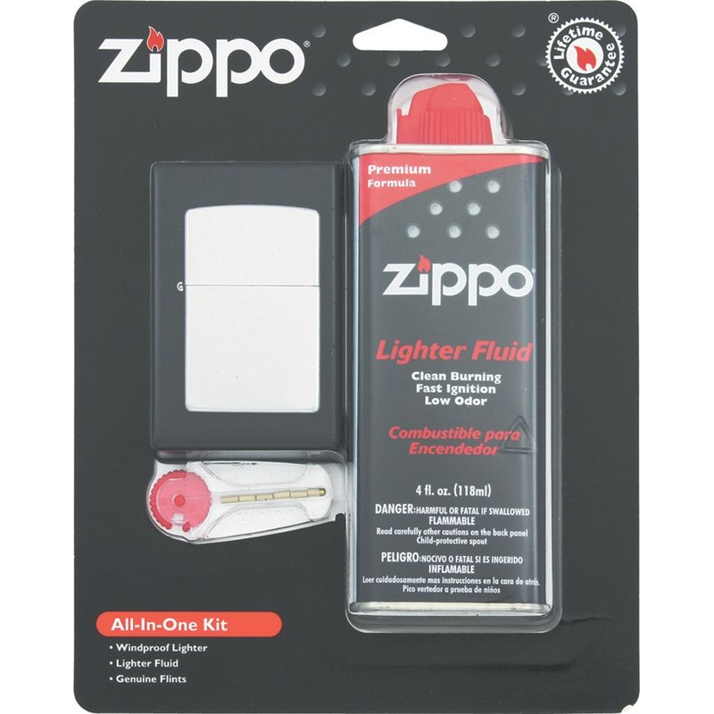 Zippo Lighter All-In-One Kit