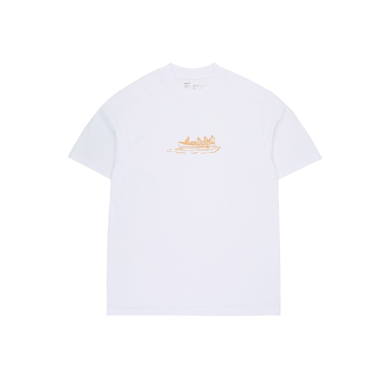 Adsum Canoe Tee - White
