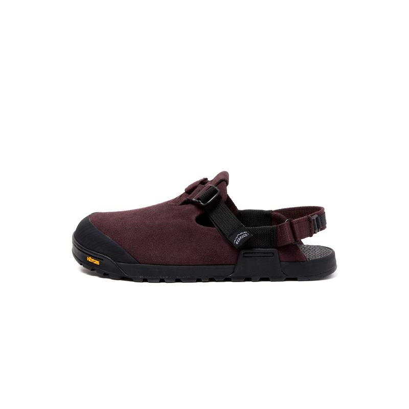 Bedrock Sandals Mountain Clog - Deep Plum Suede