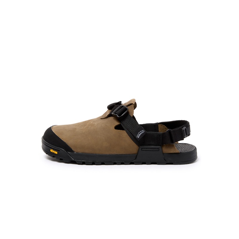 Bedrock Sandals Mountain Clog - Driftwood Grey Nubuck Leather