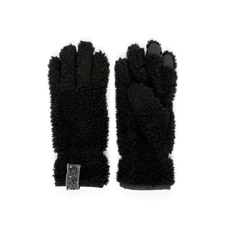 Gramicci x And Wander JQ Tape Fleece Glove - BLACK