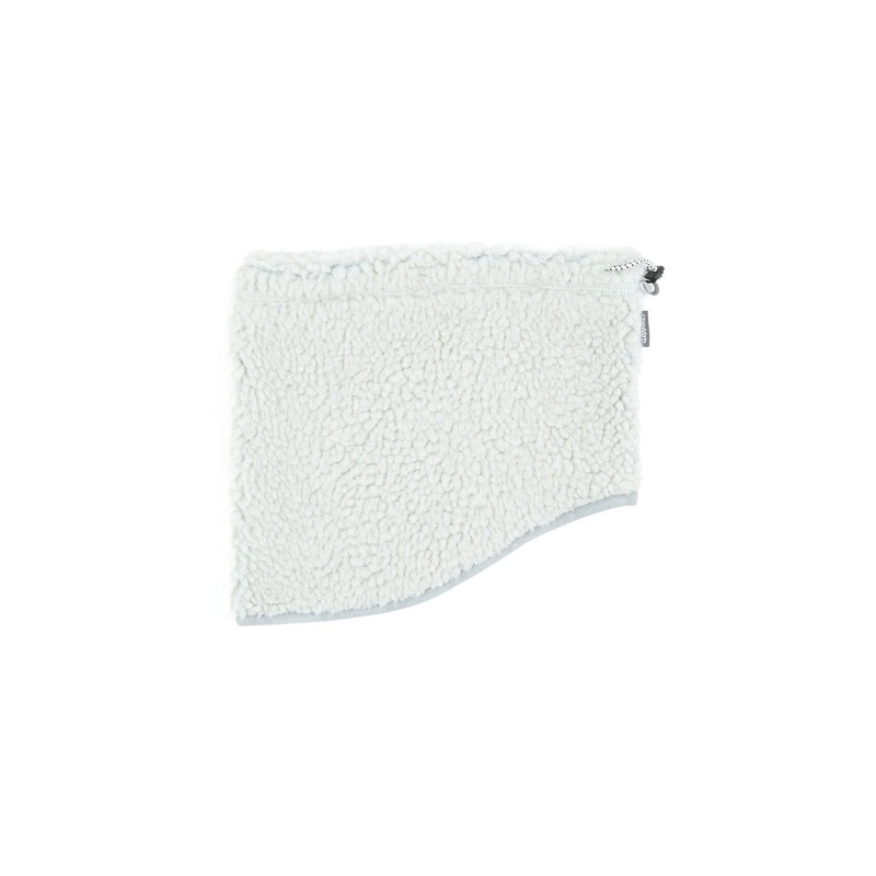 Gramicci x And Wander JQ Tape Fleece Neck Warmer - Light Gray