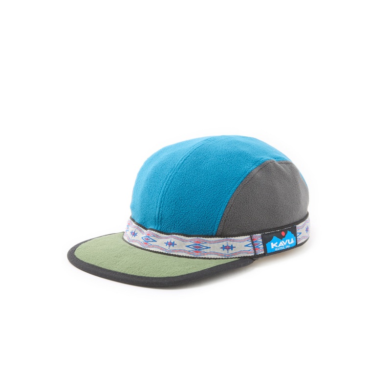KAVU Fleece Strapcap - Forest Block