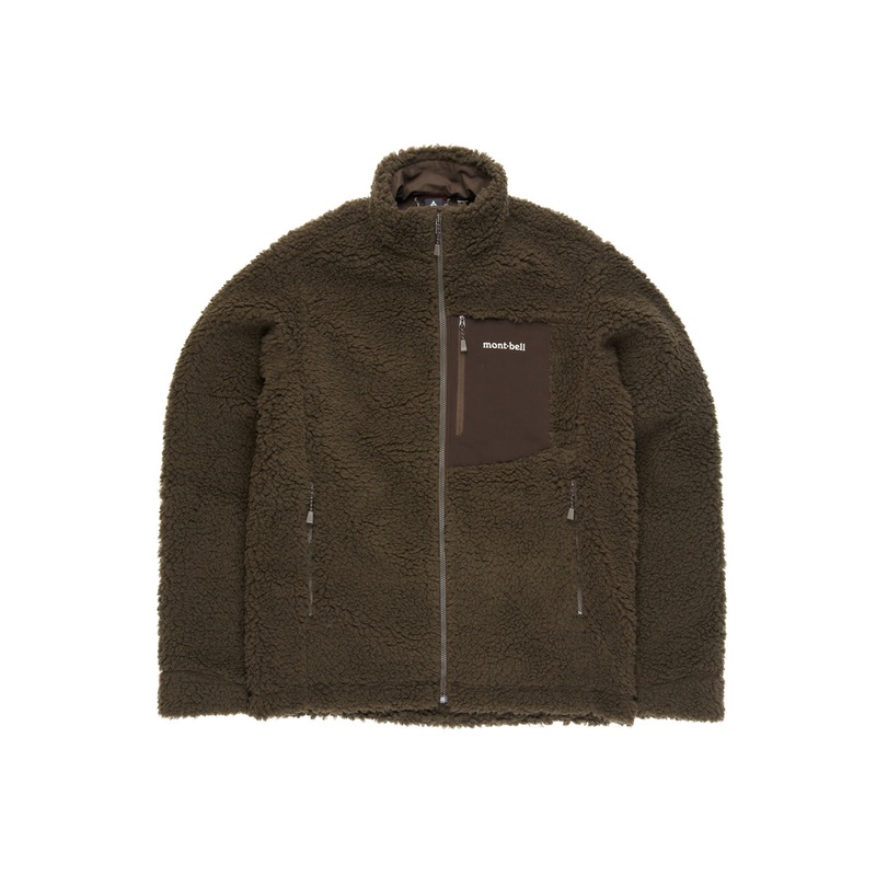 Montbell Men's Climaplus Shearling Jacket - Dark Brown