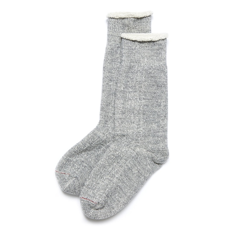 ROTOTO Double Face Socks - Mid Grey