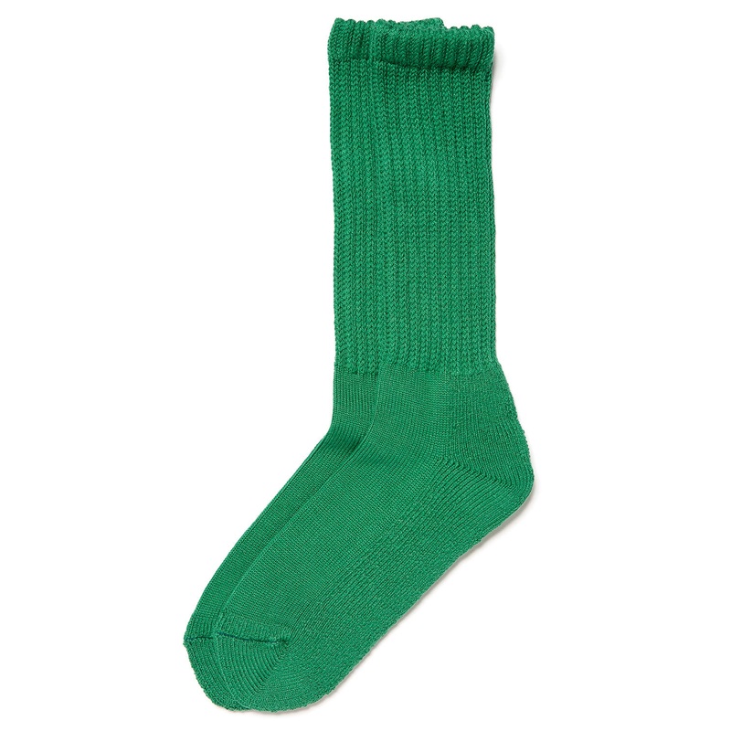 ROTOTO Loose Pile Socks - Green