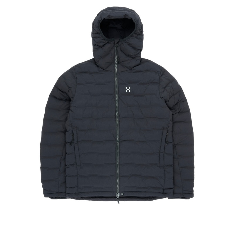 Haglofs Men's Spitz Down Hooded Jacket - True Black