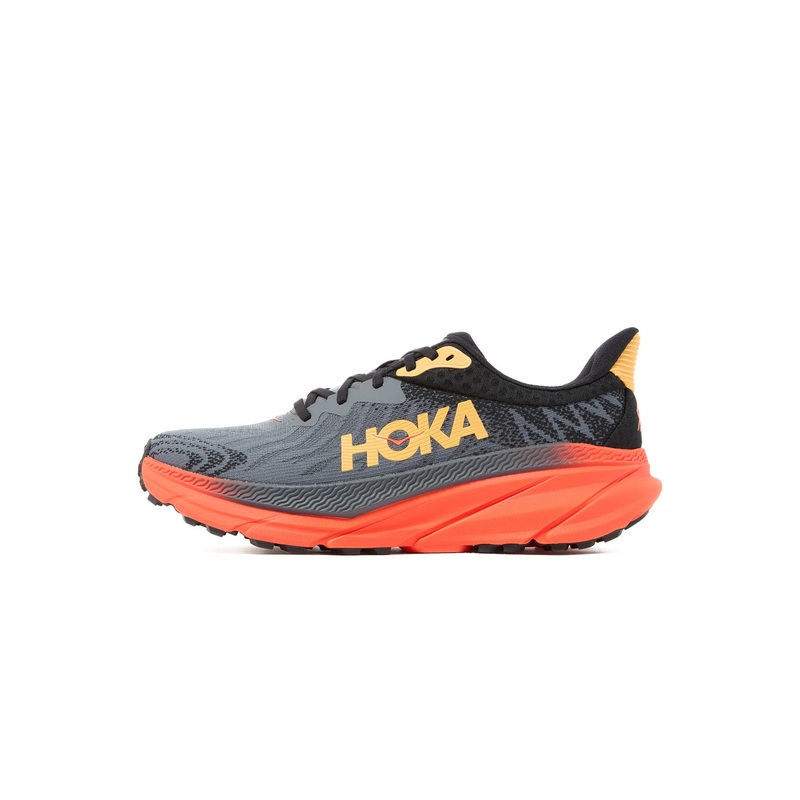 Hoka Men's Challenger 7 Trainers - Castlerock / Flame